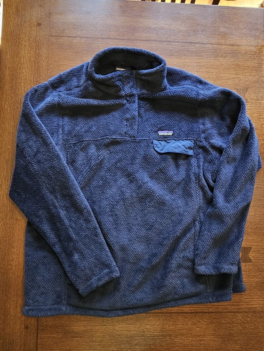 Patagonia Re-Tool Snap-T Pullover Navy Blue XXL